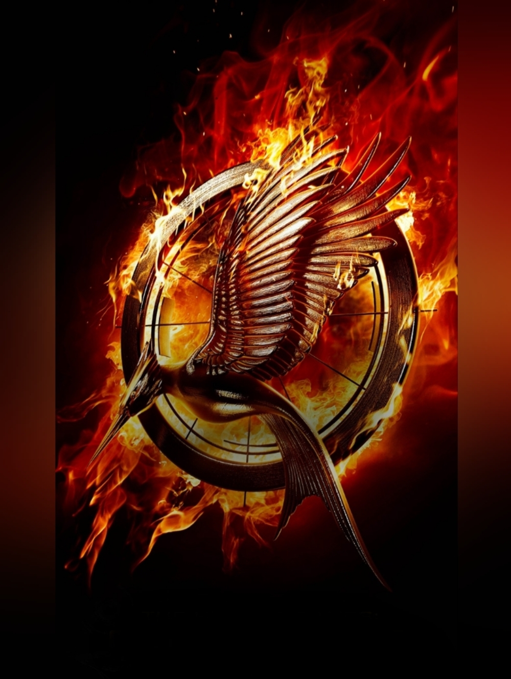 Custom Fridge Magnet The Hunger Games Mockingjay Emblem Home Decor